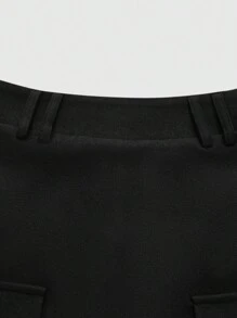 Sweetra Shorts tipo culotte casual y holgados de unicolor y versátiles para mujeres