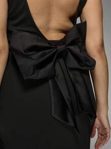 MISSGUIDED PLUS Sleeveless High Neck Bodycon Maxi Dress Plus Size Evening Party Formal Special Occasion Long Floor Length Wedding Guest Dress - Black - View 6