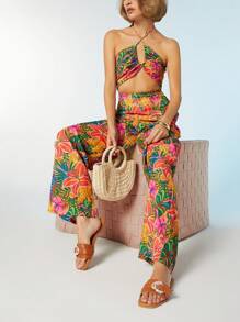 SHUZIA Women's Gold Metal Buckle Decoration Fashionable & Comfortable Round-Toe Flat Sandals For Daily Wear Spring Shoes Spring Break Easter - Maroon - View 5