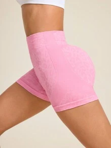 Damen Leoprint Lässig & Workout Radlerhosen