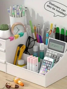 SHEIN 桌面化妆品收纳盒整理器，大容量化妆品展示盒