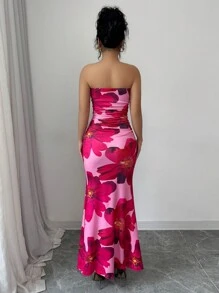 Rafferiza Váy bó in hoa cho nữ có dây đeo - Nhiều màu - Xem 2