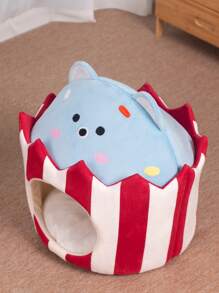 PETSIN 1pc Cute Cake & Bear Combination Design Pet Bed