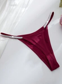 MidnightGlam Bộ 7 chiếc thắt lưng bạc sang trọng & quần lót dây gợi cảm cho nữ, nhiều màu - Nhiều màu - Xem 6