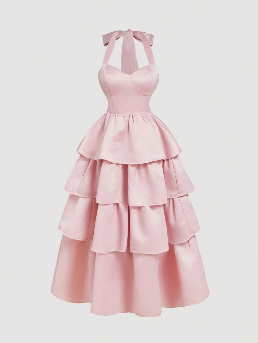 a-line mother of the bride dresses Dress Formal Fall Wedding Guest Elegant V N Style:A line Black Plus Size Dresses Color:Cinnamon_Rose