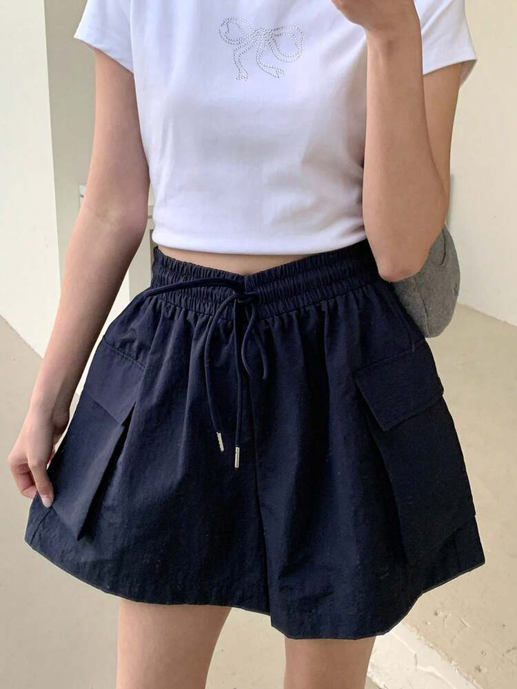 Women/Girls' Casual Solid Color Sport Shorts