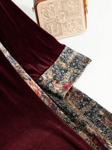 Lacomfia Women's Casual Simplistic Arabian Style Dress, Suitable For Daily Wear,Modest