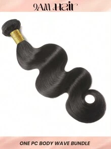 1pc Body Wave Bundles Natural Black Virgin Human Hair Bundles Extension 8-30 Inch Weave Bundles Weft Hair Extension Cheap For Women