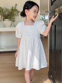 DAZY Girls Young Girl Fall Dress - White - View 6
