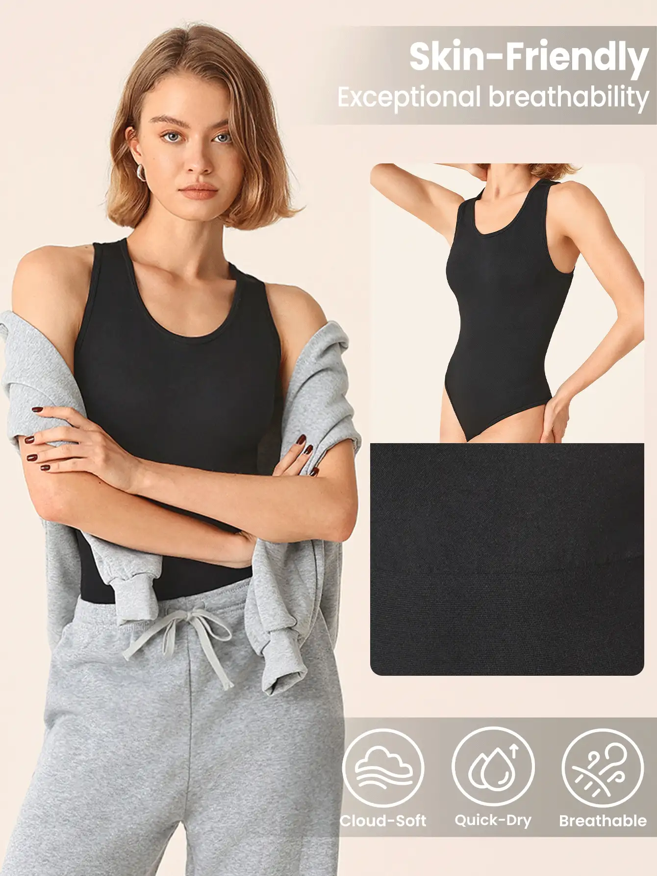 Lifespree Salopetă sport Yoga, fără cusături, cu elasticitate ridicată, pentru femei