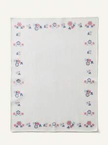 Cozy Pixies 1pc Ditsy Floral Baby Knit Swaddle Blanket, Spring/Summer