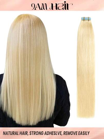 Tejplösta hårförlängningar 100 % Remy-hår 12–24 tum Rakt, sömlöst hudväft Tejplösta hårförlängningar 50 g/förpackning Tejplösta hår Tejplösta hårförlängningar Halloweenkostymer