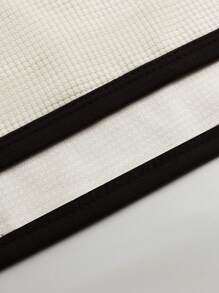 Manfinity Homme Men's Plain Short Sleeve Polo Shirt, Minimalist Fashion Casual Everyday Wear Men Clothes Men Polo Shirts Polo Shirts For Men Collar Polo T Shirt Men Polos For Men - Beige - View 4