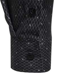 Manfinity Mode Camisa de manga larga, uso diario casual minimalista