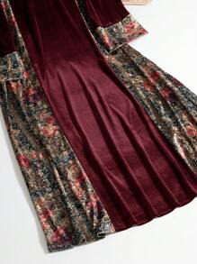 Lacomfia Women's Casual Simplistic Arabian Style Dress, Suitable For Daily Wear,Modest