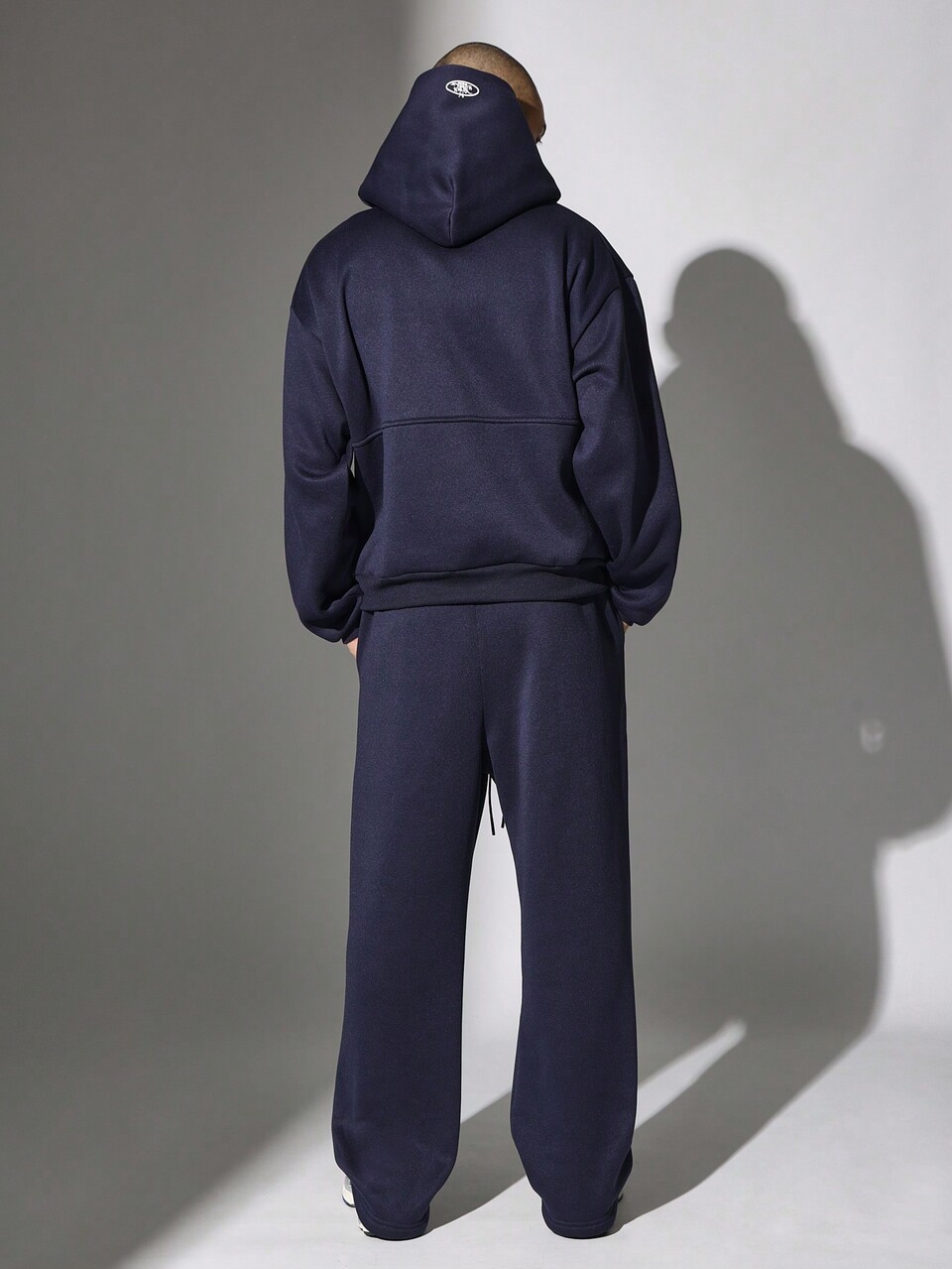 Set coordinato con felpa con cappuccio in pile oversize