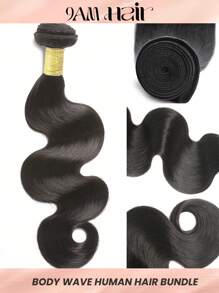 1pc Body Wave Natural Black Virgin Human Hair Bundles Extension 8-30Inch Weave Bundles For Women
