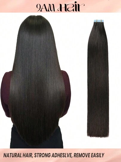 Tejplösta hårförlängningar 100 % Remy-hår 12–24 tum Rakt, sömlöst hudväft Tejplösta hårförlängningar 50 g/förpackning Tejplösta hår Tejplösta hårförlängningar