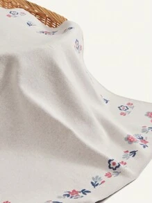 Cozy Pixies 1pc Ditsy Floral Baby Knit Swaddle Blanket, Spring/Summer