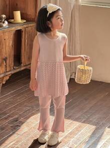 DAZY Girls Young Girl Knit Sweater Set,Girls Summer Outfits