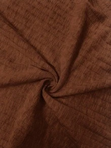 Slaydiva Bộ đồ liền thân đơn giản, năng động, cổ khoét sâu, không tay, màu trơn, giản dị dành cho nữ - màu nâu - Xem 7