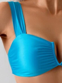 SHEIN Swim 女式简约纯色休闲日常上衣夏季