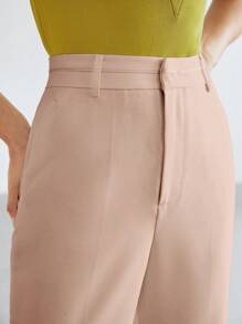 MOTF PREMIUM TAILORED SLANT POCKET SUIT PANTS - Pink - View 2