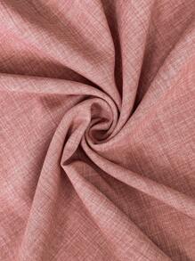 SHEIN LUNE Plus-Size Women's Woven Plain Casual Summer Two-Piece Set