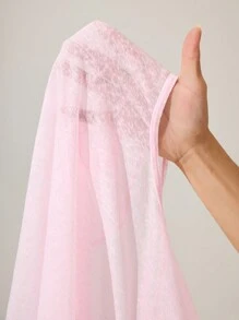 Sovereign Charm 字母图案落肩连帽短款运动 T 恤 - 淺粉色 - 查看 6