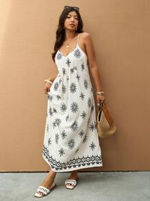 Elaquor Plus Size Summer Sleeveless Simple Fashion Casual Dress, Everyday Wear,Beach Dress Sundress,Holiday Outfits Boho