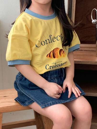 Dazy Kids 少女短袖印花T恤