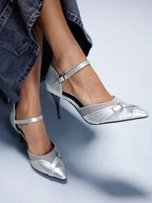 Cuccoo CUCCOO GRLICON Women's Y2K Punk Style High Heel Pumps, Suitable For Motorcycle, Cool Girl, Halloween, Christmas, Party Outfits