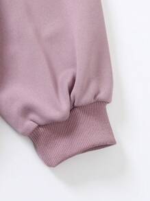 SHEIN Conjunto de 2 piezas de moda coreana para adolescentes, estilo hip hop, con sudadera holgada con estampado de letras grandes y pantalón de chándal, apto para primavera/otoño/invierno, adecuado para skateboarding, baloncesto, actuaciones, uso casual diario al aire libre
