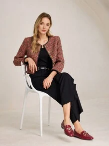 MOTF PREMIUM ZAPATOS PLANOS CASUALES Y CÓMODOS PARA MUJERES, PARA EL DÍA DE SAN VALENTÍN - Rojo - Ver 7