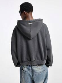 NEON BLANC 男士街头风宽松针织连帽卫衣长袖卫衣