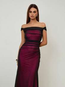 Chiquease Women Long Mesh Bodycon Dress, Casual & Fashionable For Daily Wear - Pink - View 6