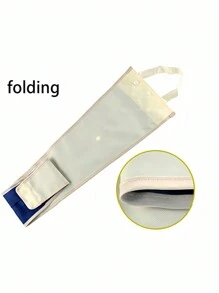 1 Pezzo Ombrello da auto impermeabile da 86cm, ripiegabile, con doppio uso, borsa appendibile per sedile posteriore, borsa portaombrello - Blu