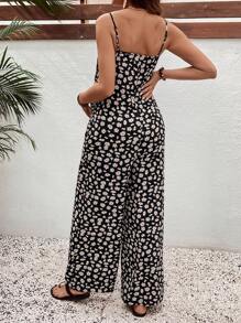 Boho Mama Mono de embarazo con estampado floral