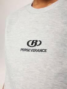 SHEIN Explorewe Tween Boy Solid Color Minimalist Letter Print Sleeveless Tank Top, Sophisticated Letter Graphic On Chest, Can Be Worn Alone To Showcase Personalized Or Layered For Stylish Looks, Essential Street Piece - Grey - View 6