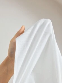 Ocili Ocili 100% bawełny Casualowa sukienka z krótkim rękawem, damska bielizna nocna, odzież domowa