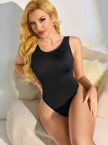 SuitURBody Women's Sleeveless Solid Color Casual Slim Fit Sexy Jumpsuit