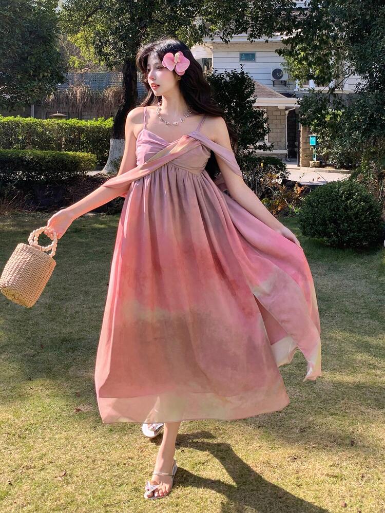 Full Floral Print Sleeveless Dress With Ruffles For Women Prom Dress Sundress Cruise Outfit For Women Boho