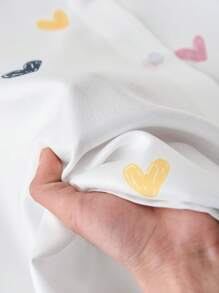 CosyJoli Chemise d'amour pour femmes grandes tailles, Top mignon, Top imprimé amour, chemise blanche décontractée, Top pour rendez-vous, hauts pour les vacations de la Saint-Valentin, hauts décontractés pour femmes, hauts mignons pour sortir, hauts décontractés pour femmes