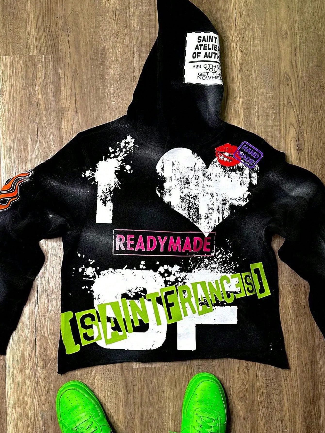 Manfinity Dauomo Men's Letter Print Casual Pullover Hoodie, Everyday Wear