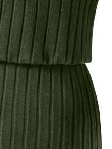 SHEIN Tween Girls Rochie Tube Trendy Casual, Elegantă Multi-Asortă, Rochie Midi Bodycon cu Gâtul Înțeles, Potrivită Pentru Toamna Iarnă, Școală, Călătorii, Ieșiri