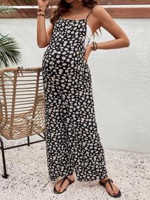 Boho Mama Mono de embarazo con estampado floral