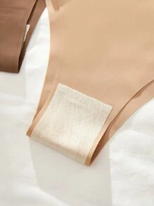 7 Stücke/Packung nahtlose bedruckte & einfarbige Damen Höschen mit tiefer Taille