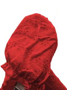 Chiquease Blusa casual de manga corta con volantes en el dobladillo, de unicolor, para uso diario