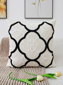 1 件，刺绣波西米亚风抱枕套（无内芯），可机洗，隐形拉链，适用于客厅、沙发和汽车装饰。