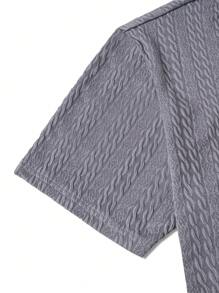 Manfinity Homme Herren Große Größen Rundhals Kurzarm Einfaches T-Shirt, Lässiger Alltags Tragekomfort